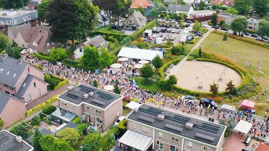 Luchtfoto Hamerparty Berg en Dal