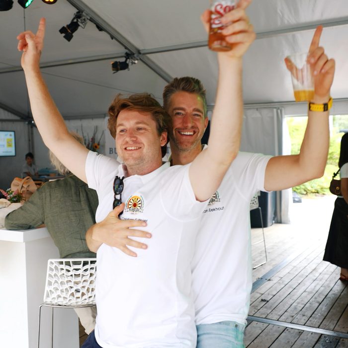 Sfeer in de tent tijdens de Hamerparty